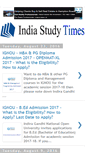 Mobile Screenshot of indiastudytimes.com